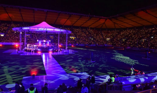 Weihnachtssingen auf dem Tivoli 